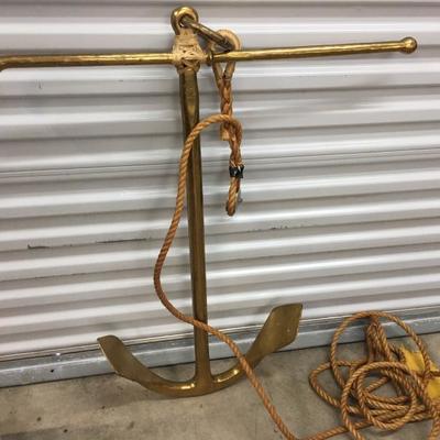 Brass anchor