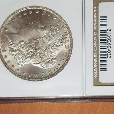 1884-O Morgan Silver Dollar MS64