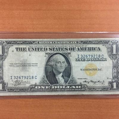 1935A North Africa Yellow Seal Silver Certificate