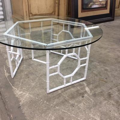 Table with glass top