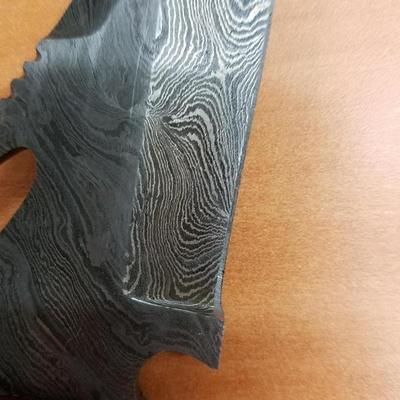 9" Damascus full tang hunting knife