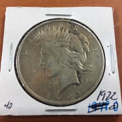 1922 Peace Dollar