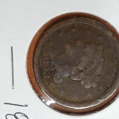 1853 Matron Head Large Cent