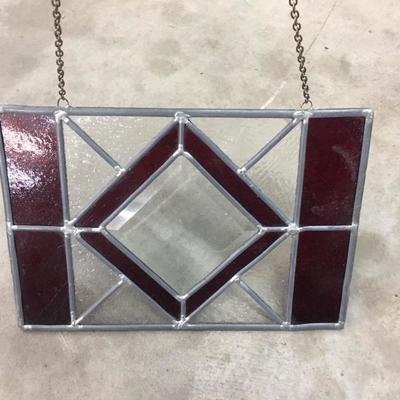 Stained glass hanger