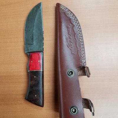 8 1/4" Damascus Full Tang Knife
