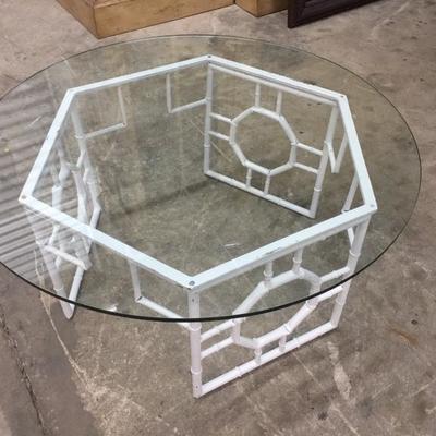 Table with glass top