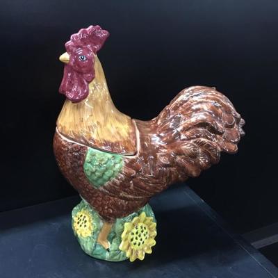 Rooster cookie jar