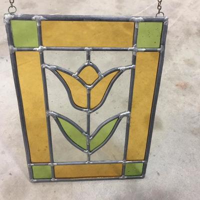 Stained glass hanger