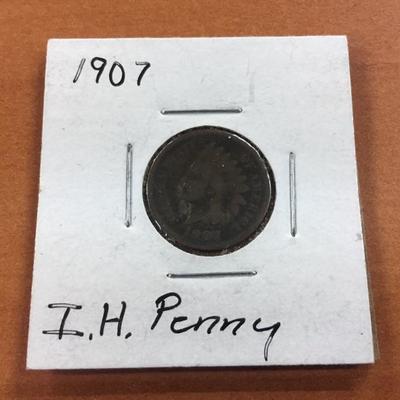 1907 Indian Head Penny