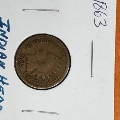 1864 Indian Head Cent