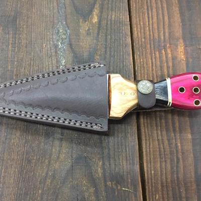 Damascus Skinner/Begger Knife