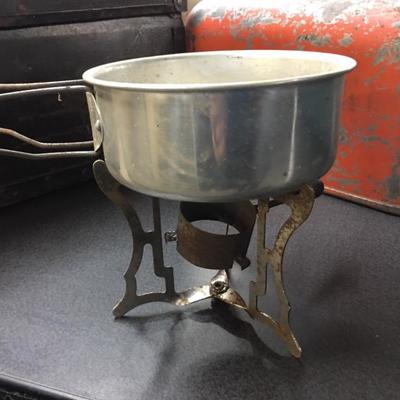 Pot with burner