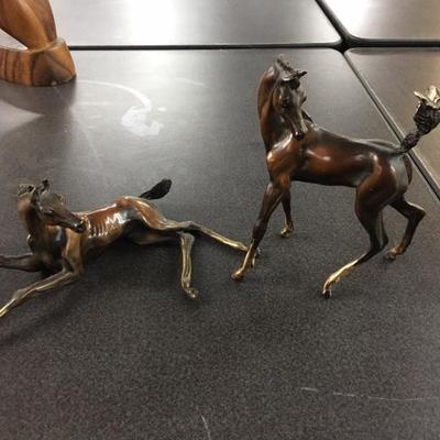 Bronze horses