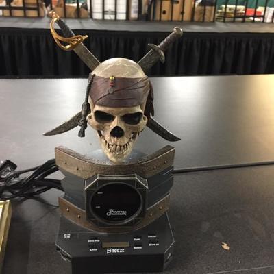 Pirates of the Caribbean clock/radio