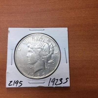1923-S Peace Silver Dollar