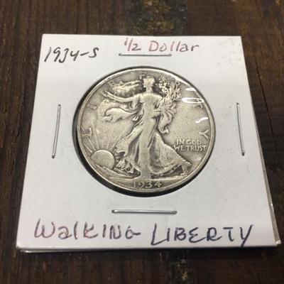 1934-S Walking Liberty Half Dollar