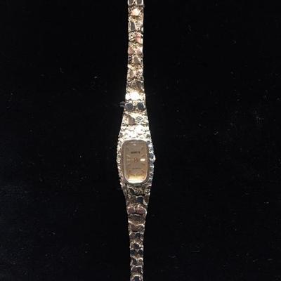 10K Gold Geneva Watch with Diamond