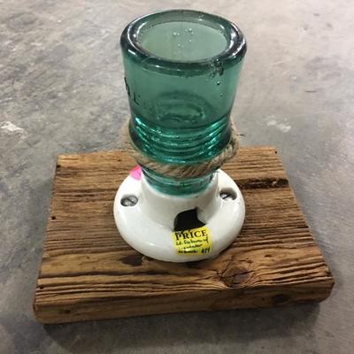 Insulator candle holder

