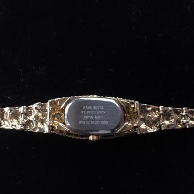 10K Gold Geneva Watch with Diamond