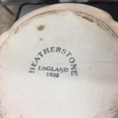 Antique pitcher and washpan