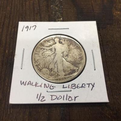 1917 Walking Liberty Half Dollar