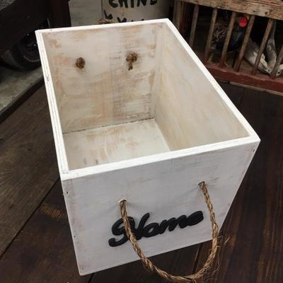 Home wooden storage box