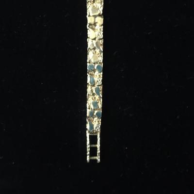 10K Gold Geneva Watch with Diamond