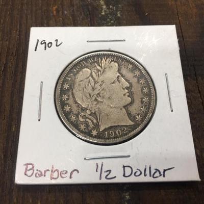 1902 Barber Half Dollar
