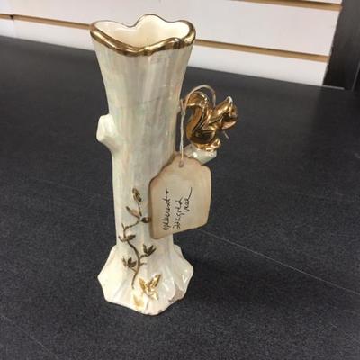 22k Gold trimmed vase