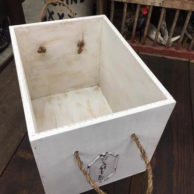 Family wooden storage box