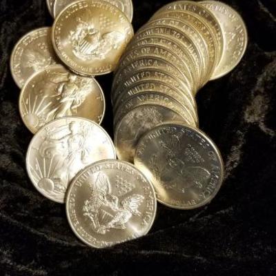 American Eagle Silver coins 