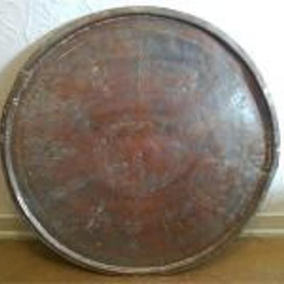 Etched Turkish Copper Tray