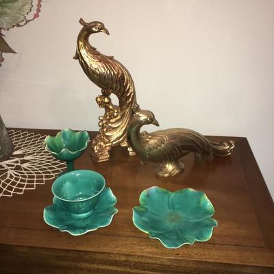 Part of a set of antique pottery