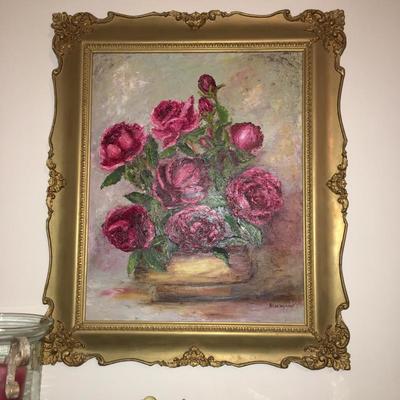 One of many Rose paintings