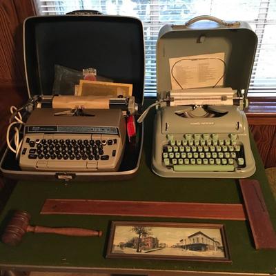 Vintage manual typewriters