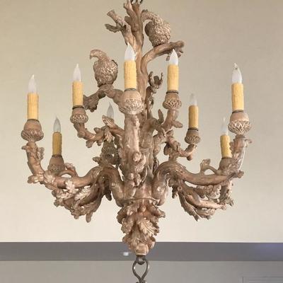 Italian carved chandelier 42
