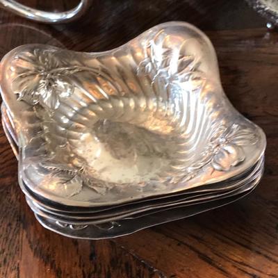 Sterling nut dishes