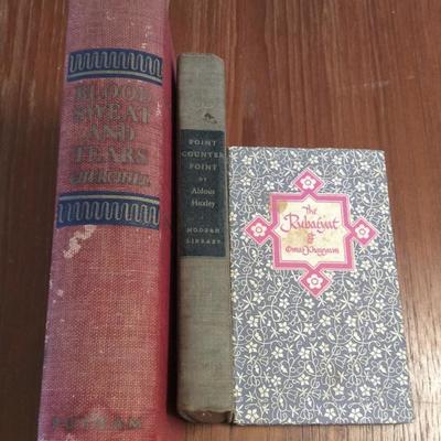 JYR027 More Vintage Collectible Hardcover Books
