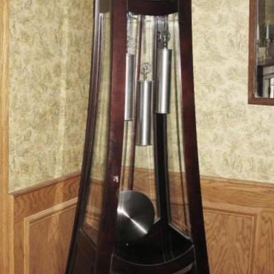 Howard Miller double face modern grandfather clock BUY IT NOW  $ 575.00