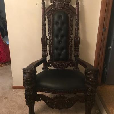 Reproduction, Kings Throne chair! Super cool! 