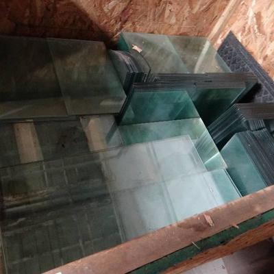 Pallet of various glass to make glass displays/ re ...