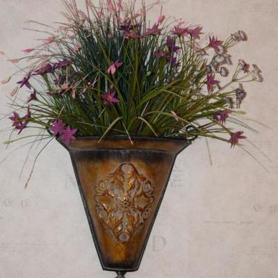 Wall Sconce Floral Decor