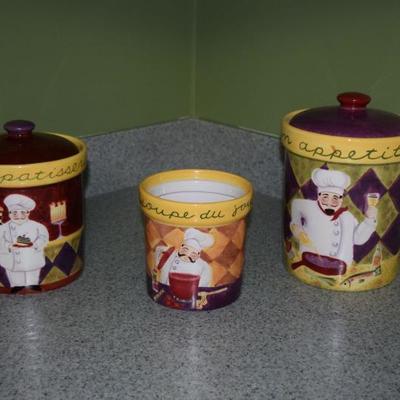 Chef Canister Set