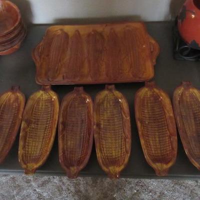 pottery for corn on the cob