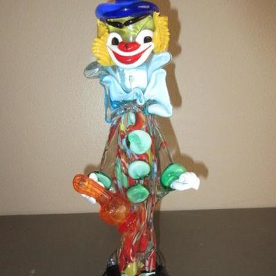 Glass art made into a clown