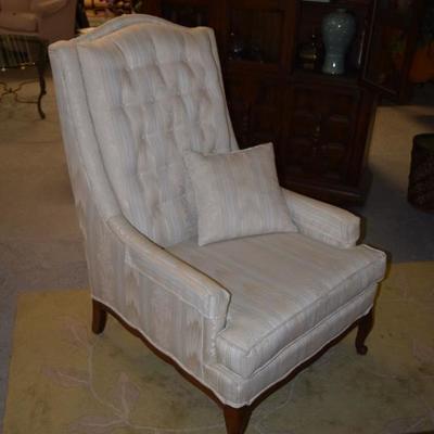 wing back side chair