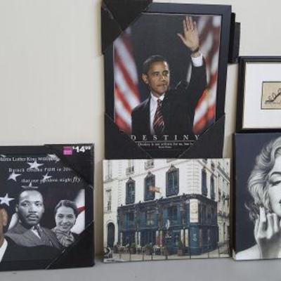 DWT030 Marilyn Monroe, Barack Obama Prints & More
