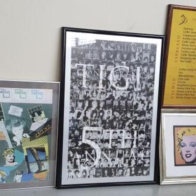 DWT010 Signed, Numbered Lithographs, Marilyn Monroe Print & More
