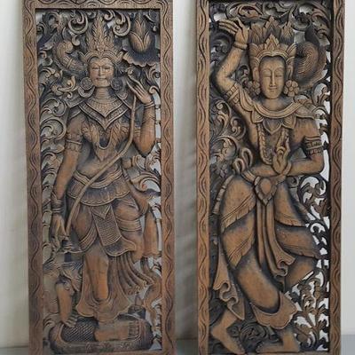 DWT005 Hand Carved Wood Thai Art
