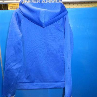 Under armour loose sweater (Size YLG) torn seam on .